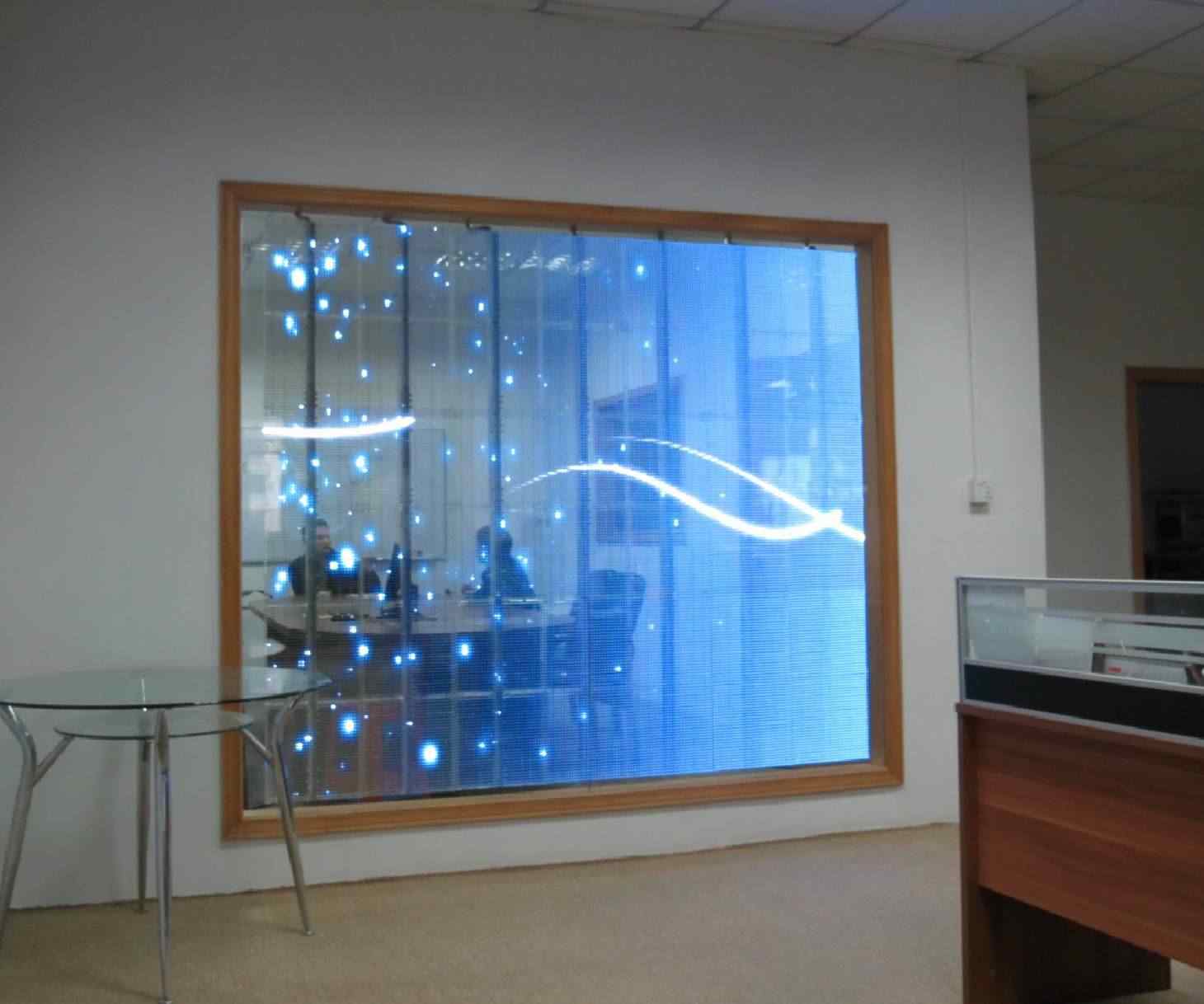 室内p6透明led屏